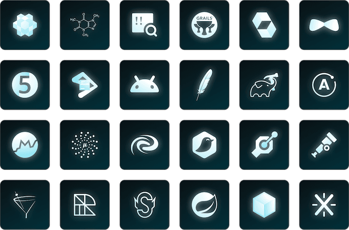 open-source icons in a grid