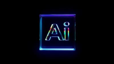 decorative 3D AI element