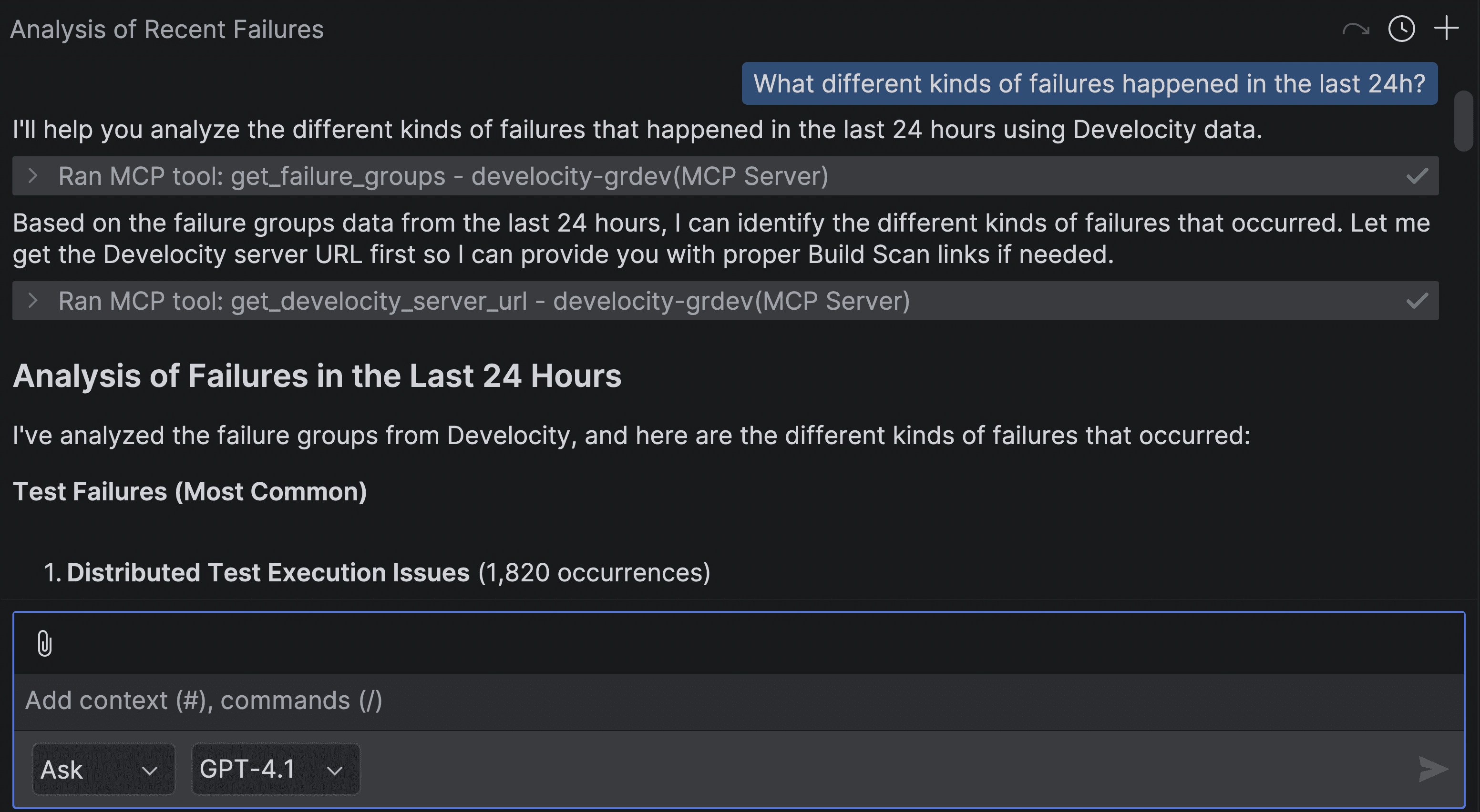 AI-powered Build and Test Failure Grouping Across Builds / Projects