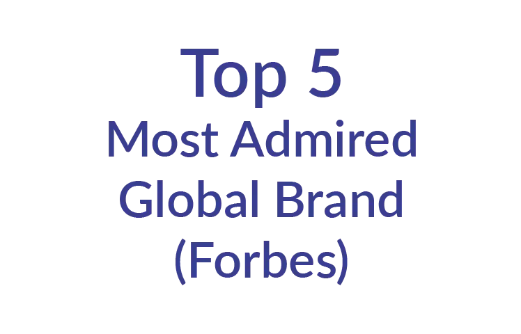 Top 5 Most Admired Global Brand (Forbes)